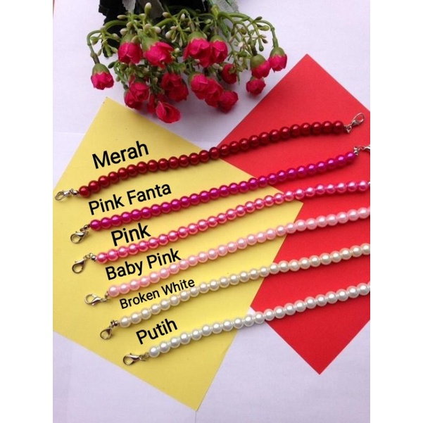 Konektor Masker Mutiara ( Tasbeh Kecil )