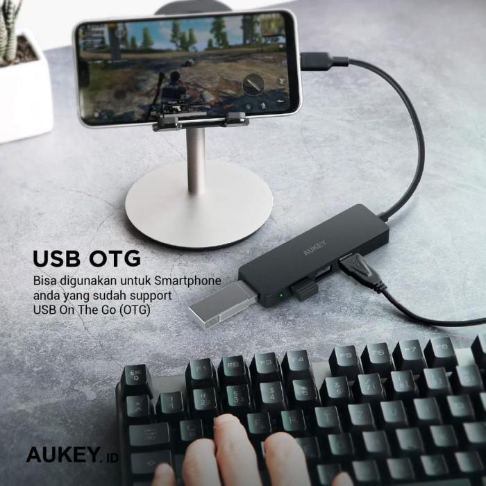 Aukey Type C Hub Unity Slim 4 Port USB 3.0 - 500580 / 501756 - CB-C64