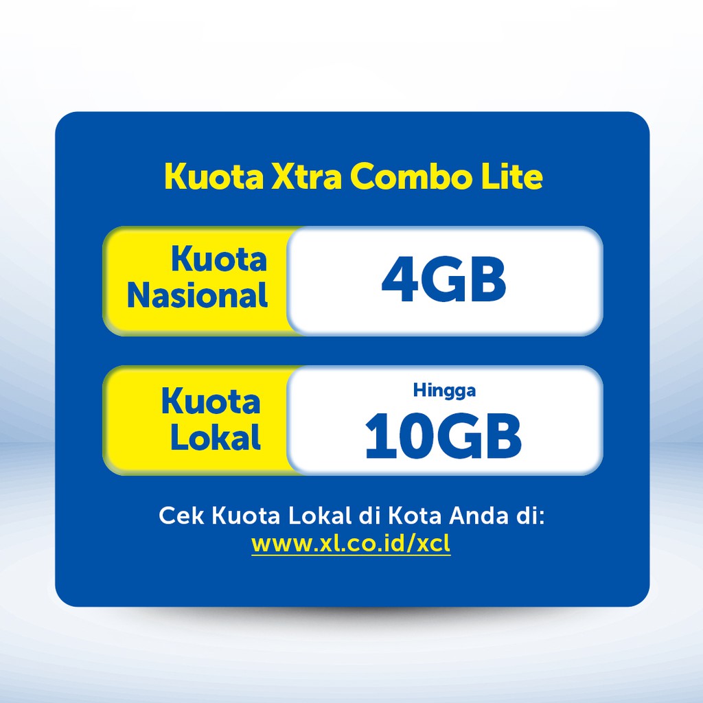 Kartu Perdana Xtra Combo Lite S 2 Pcs Shopee Indonesia