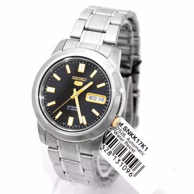 WatchHappy Seiko 5 SNKK17K1 Original Garansi SNKK17 Stainless Steel Automatic SNKK11K1 100%Original