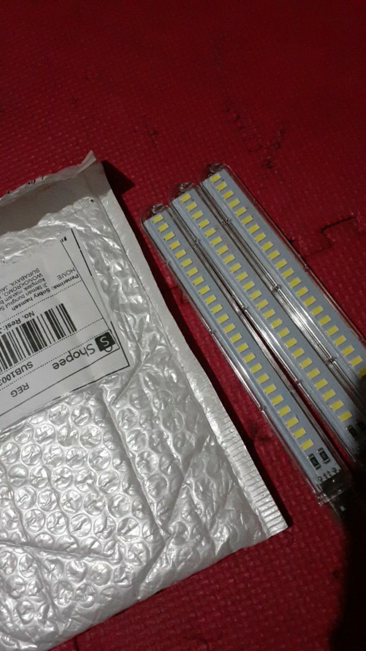 Lampu Meja Led 5v Usb 24 12w Dua Warna