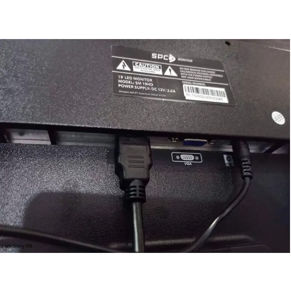 MONITOR LED SPC SM-19HD 19 Inch VGA HDMI Garansi Resmi