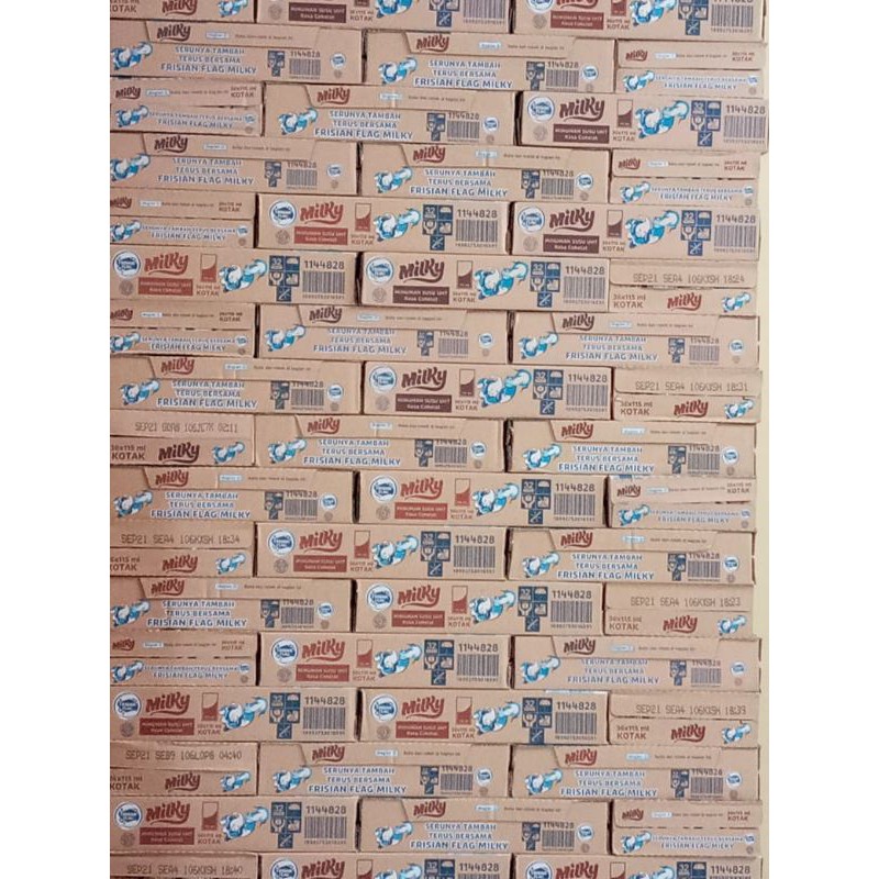 

Frisian Flag Milky Zuzhu susu uht 115ml [36pcs]