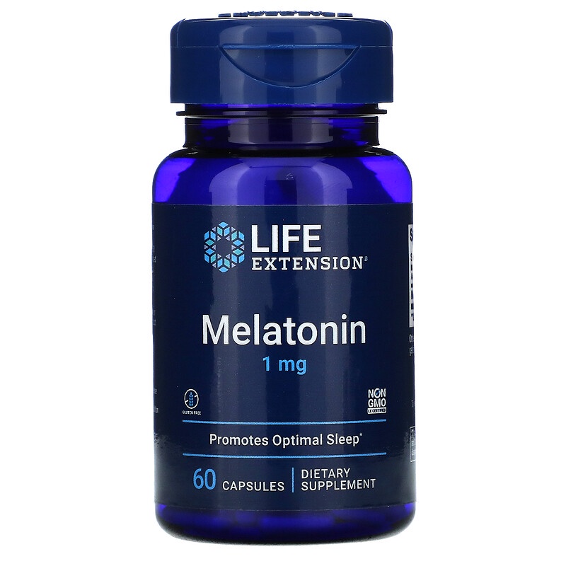 Life Extension Melatonin 1 mg 60 Capsules