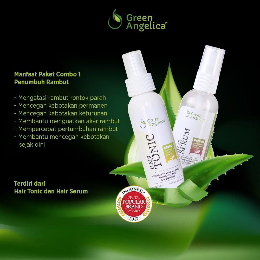 Green Angelica Obat Penumbuh Rambut Dan Menghentikan Rambut Rontok