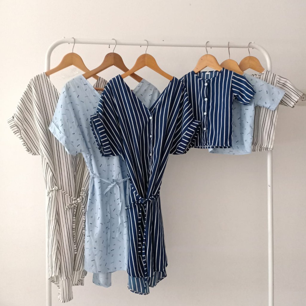1 Set Dress Couple Ibu Anak Tunik Ibu Dan Anak Dress, Baju Couple Ibu dan Bayi