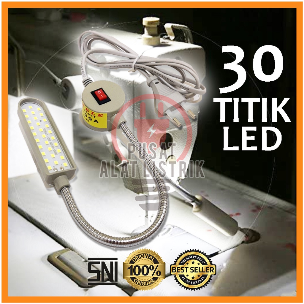 LAMPU MESIN JAHIT 30 TITIK LED MAGNET MAGNETIC SEWING MACHINE LED LIGHT