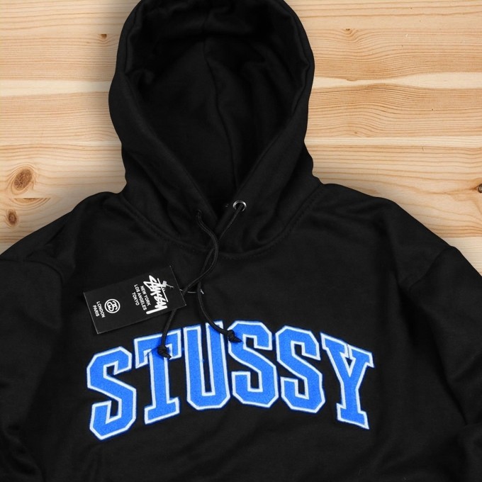 stussy college arch hoodie