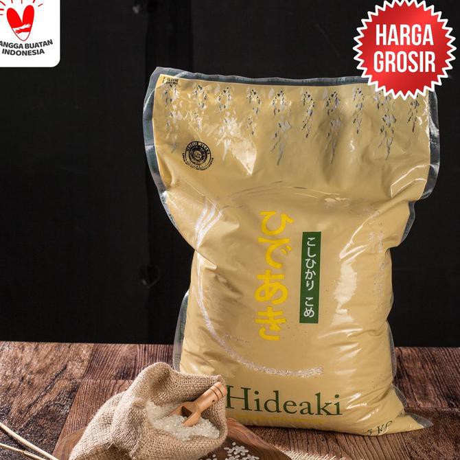 

BERAS- BERAS JEPANG HIDEAKI 5KG -UNGGULAN.