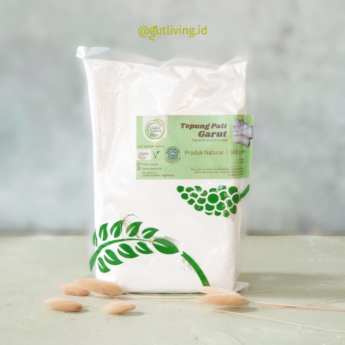 

Ketan-Beras-Tepung- Tepung Pati Garut Arrowroot Lingkar Organik -Tepung-Beras-Ketan.