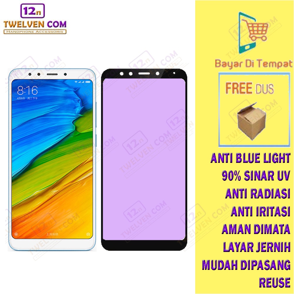 [FLASH SALE] ANTI BLUE LIGHT TEMPERED GLASS Xiaomi Redmi 5