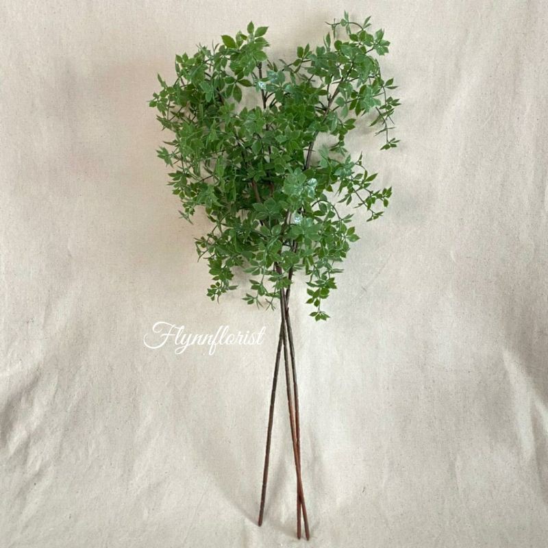 Lilac Flower (satuan) Bunga Artificial / Bunga Plastik / Bunga Dekorasi / Pernikahan-Hijau