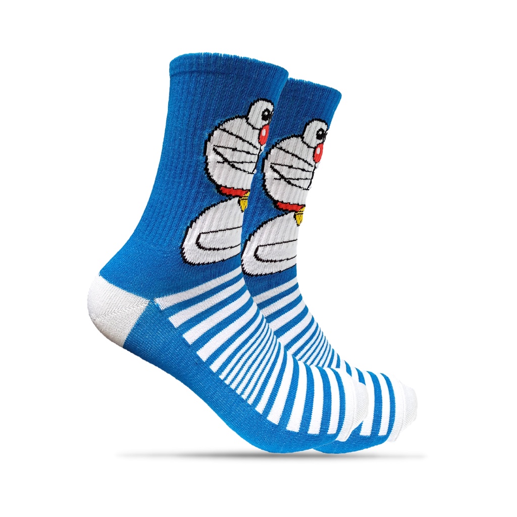 Kaos Kaki Oldschool - Kaos Kaki Motif Doraemon - The Muds Official