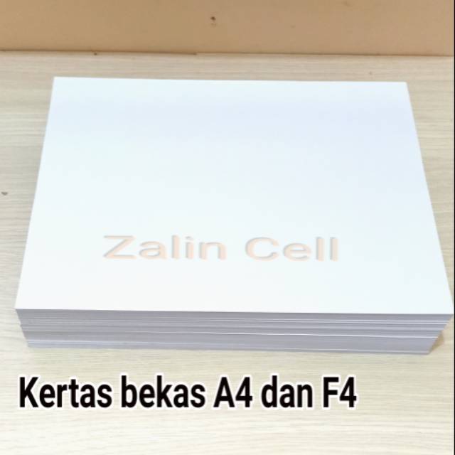 Kertas Bekas HVS A4 dan F4 Sisi Sebelah Kosong (1Kg) -+ 200 Lembar / Untuk Print Resi