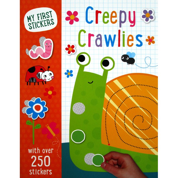 BUKU STICKER (STC-MB-FRS-CREEP) My First Stickers Creepy Crawlies with Over 250 Stickers
