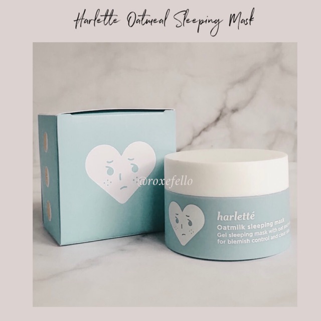 (Share) Harlette Oatmilk Sleeping Mask