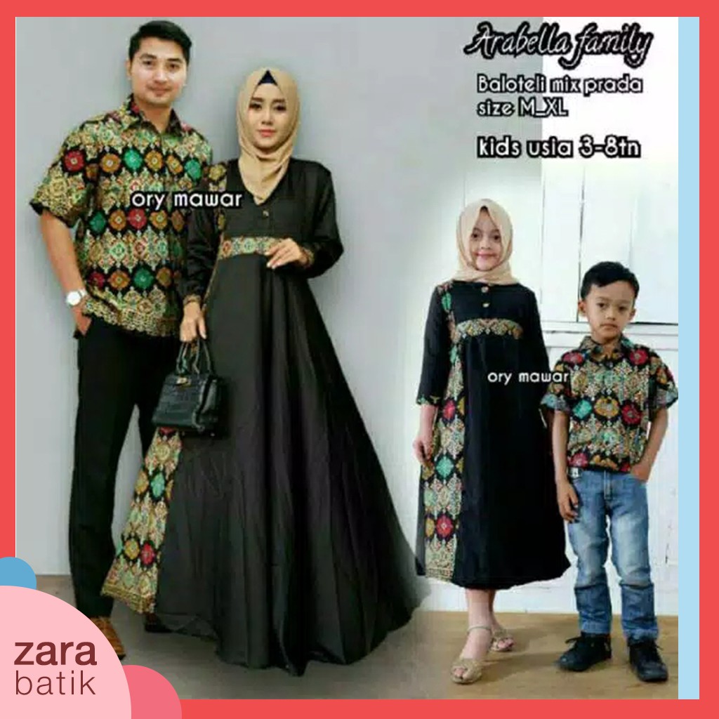 SHOPASHOP SOLO Baju Batik Couple Keluarga Termurah Arabella