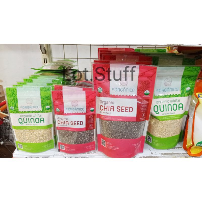 Organic Chia Seed/Biji Chia Organik & White Quinoa/Biji Kinoa Uk.Besar