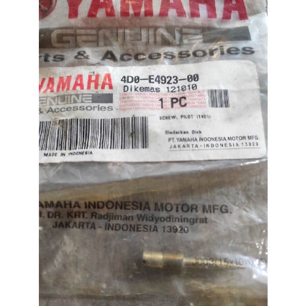 MAIN JET 110 MIO SPORTY YGP 4D0-E4943-00