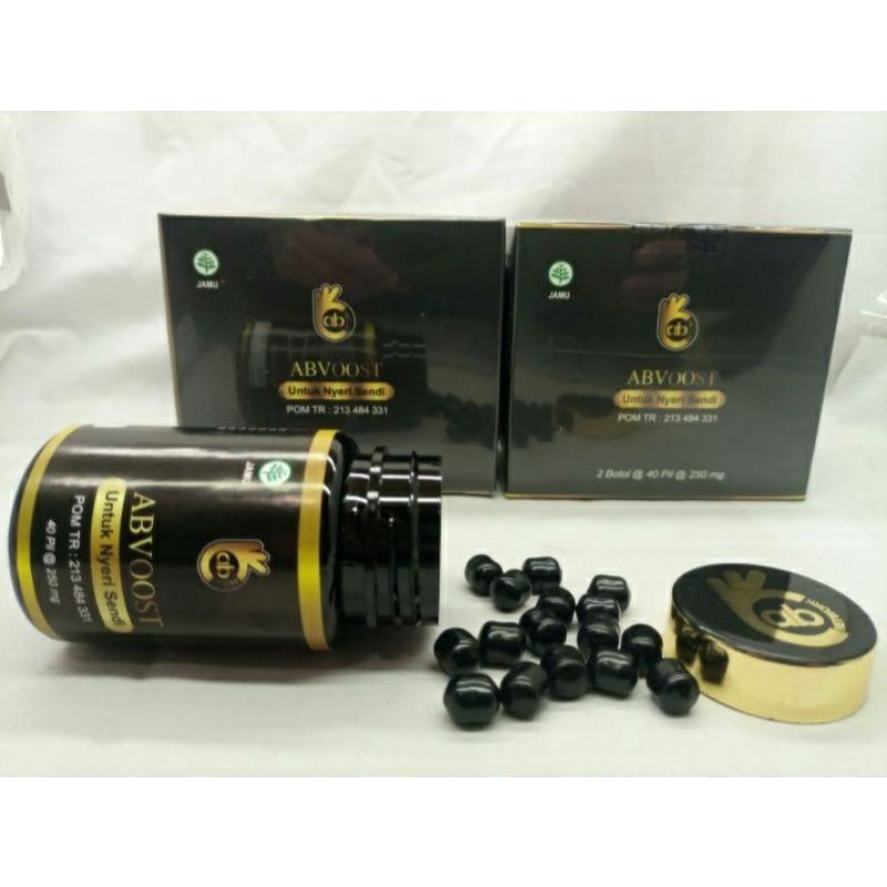 Abvoost pil hitam herbal nyeri sendi isi 40 pil