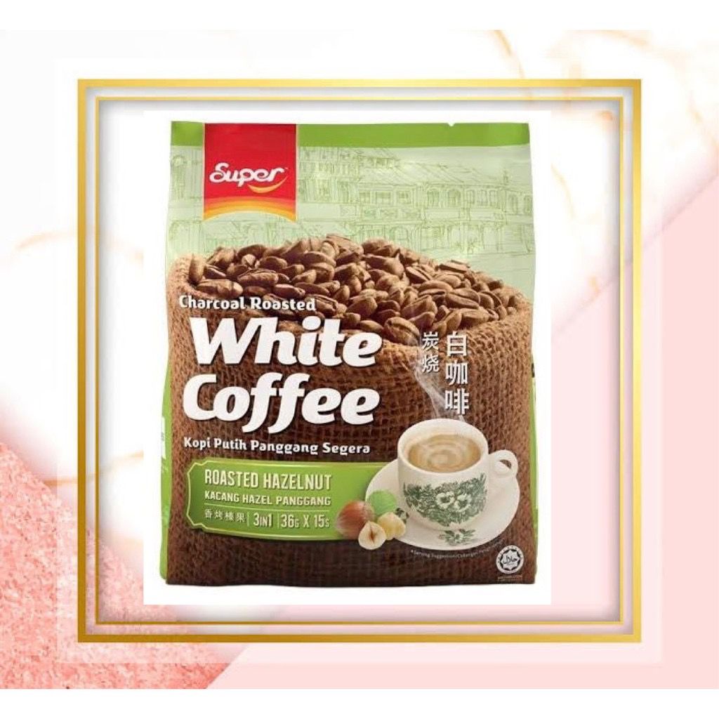 

Super Charcoal Roasted White Coffee Hazelnut