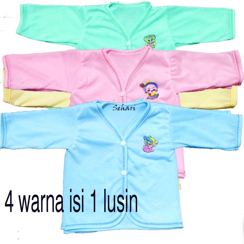 1 Lusin - Baju lengan panjang bayi - buat 0-3 bulan mohon baca diskripsi sebelum beli