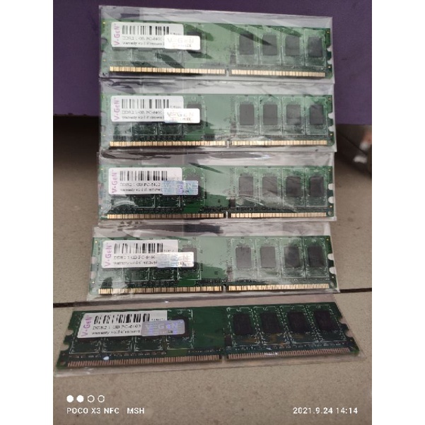 DDR2 2GB V-GEN PC 6400/DDR2 1GB V-GEN PC 6400/DDR2 1GB PC 5300/DDR3 1GB PC10600