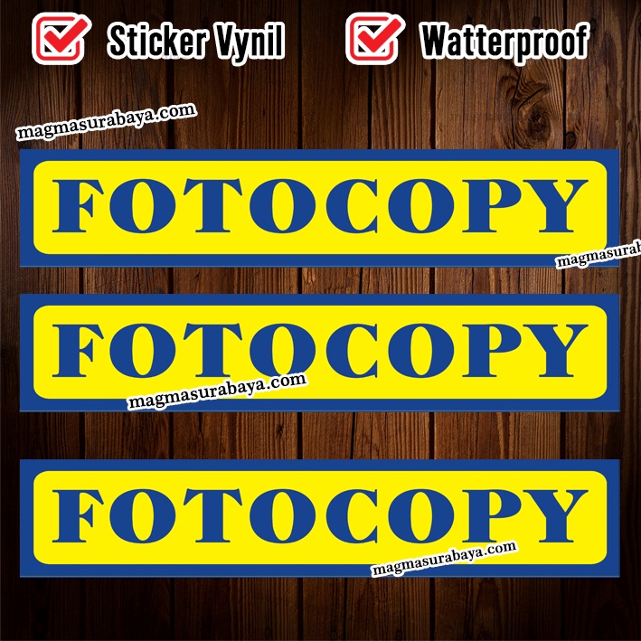 

Stiker Fotocopy