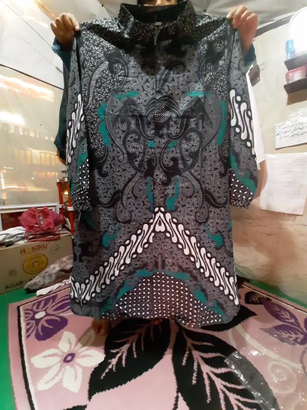 (bayar Dirumah)tunik Batik  Shibori Jumputan Terbariu Size S_3l  /hrb026 Yelbor