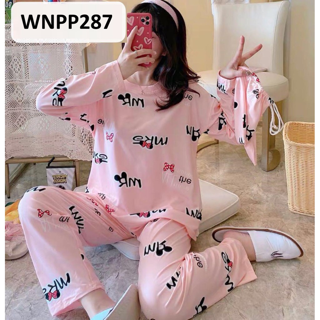 Piyama Wanita Baju Tidur Wanita MRS Minnie - WNPP287 - WNPP288