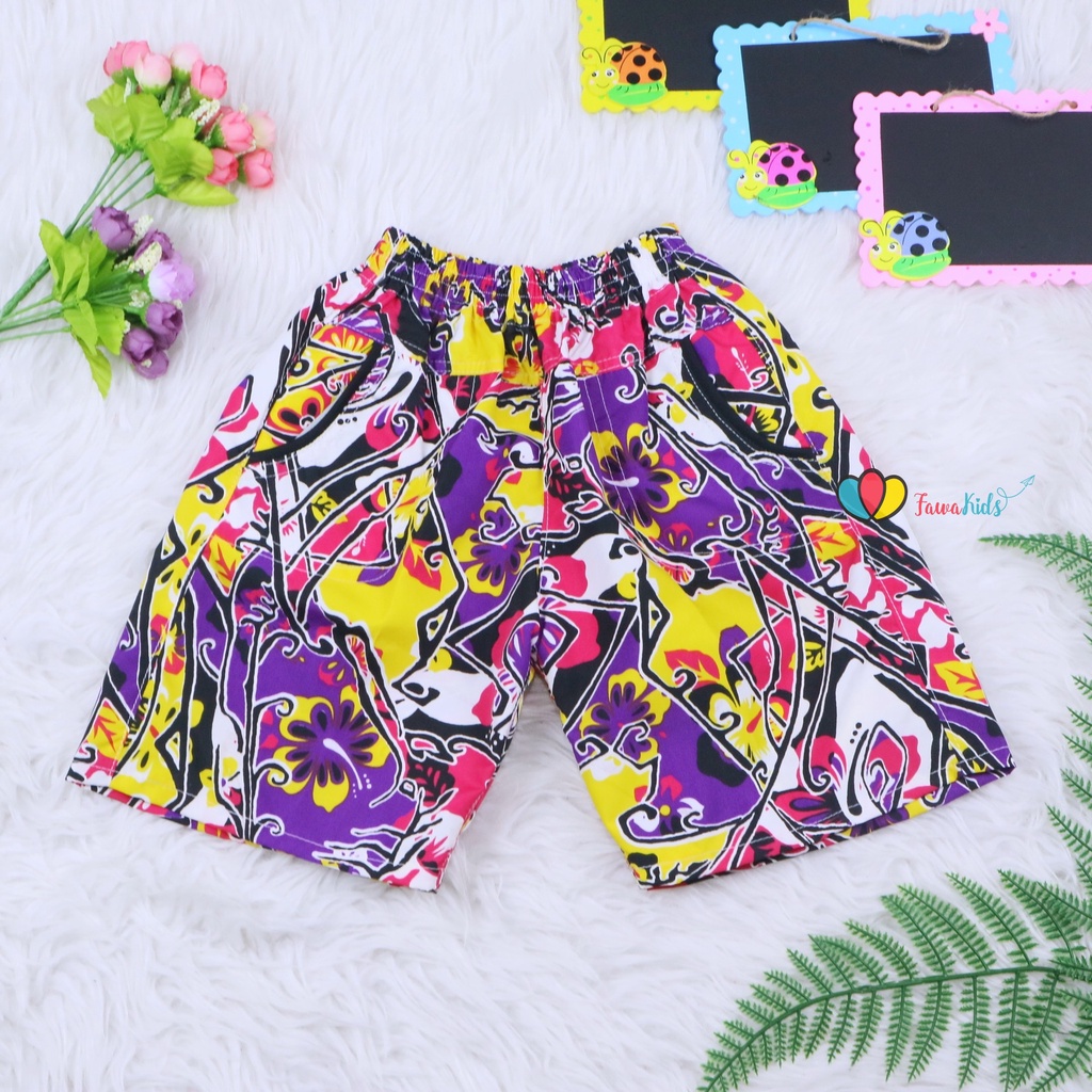 Raline Pants Kids uk 4-5 tahun / Celana Harian Pendek Anak Laki Perempuan Bawahan Pants