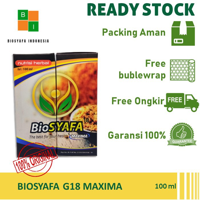 Biosyafa G18 MAXIMA original