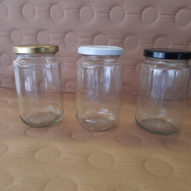 Botol kaca madu / jar kaca 350 ml