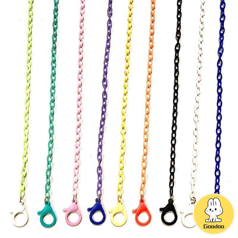 lanyard klip topeng gaya korea yang dapat disesuaikan rantai warna lanyard non-slip -Doo