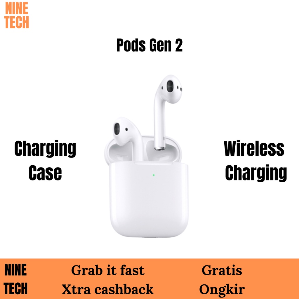 Airrpds Gen 2 Charging Case Wireless Charging [ Barang Baru Bukan Second]