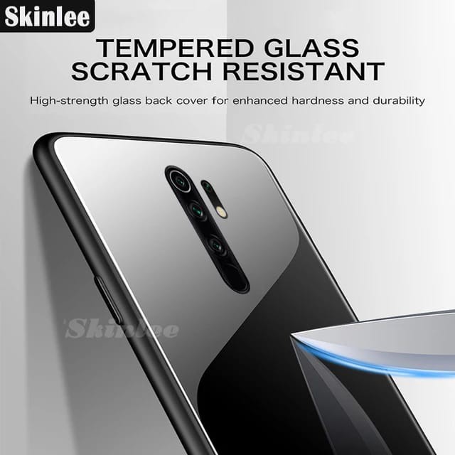 XIAOMI REDMI 10A 10 9T 9 9A 9C PREMIUM GLASS CASE SOFT COVER