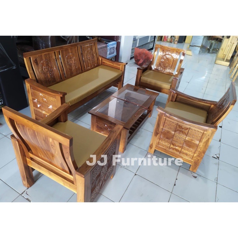 sofa kayu jati asli jepara