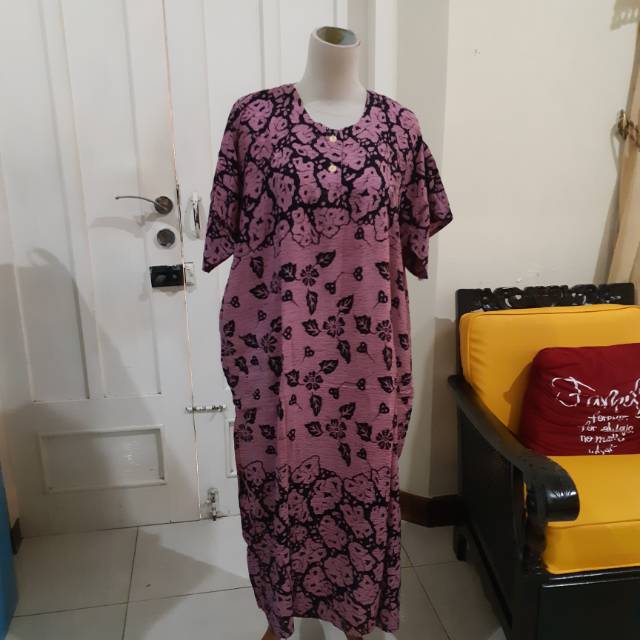 Daster batik warna-warni pastel cantik (Jumbo dan Standart)