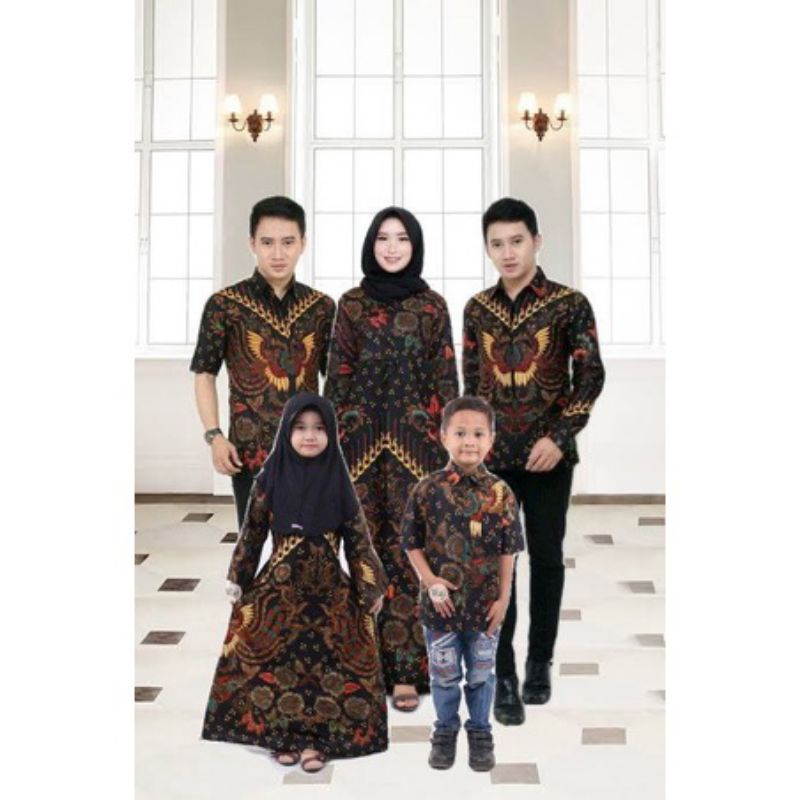 [BISA COD] BAJU BATIK COUPLE KELURGA - SARIMBIT IBU AYAH DAN ANAK