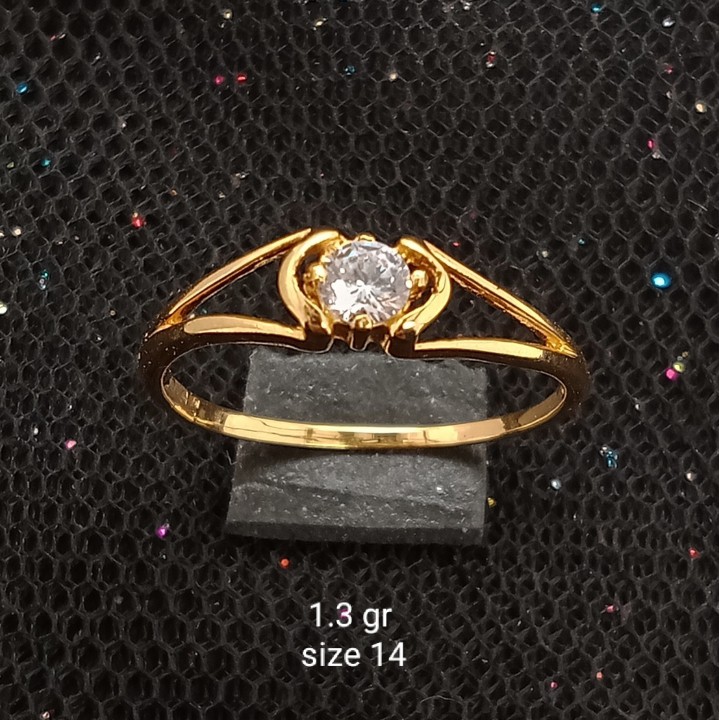 Cincin Emas 17 K - 1.3 gr Kadar 750 - 2501