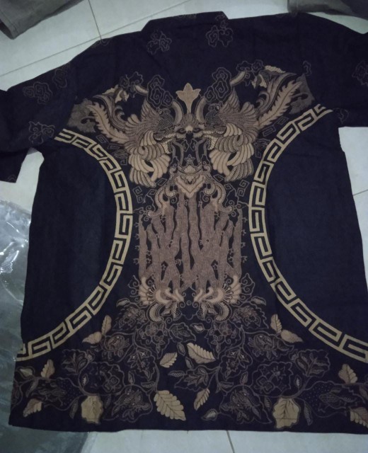 Baju Batik Pria Slimfit Big Size M L Xl Xxl Atasan Kemeja Batik Lengan Panjang