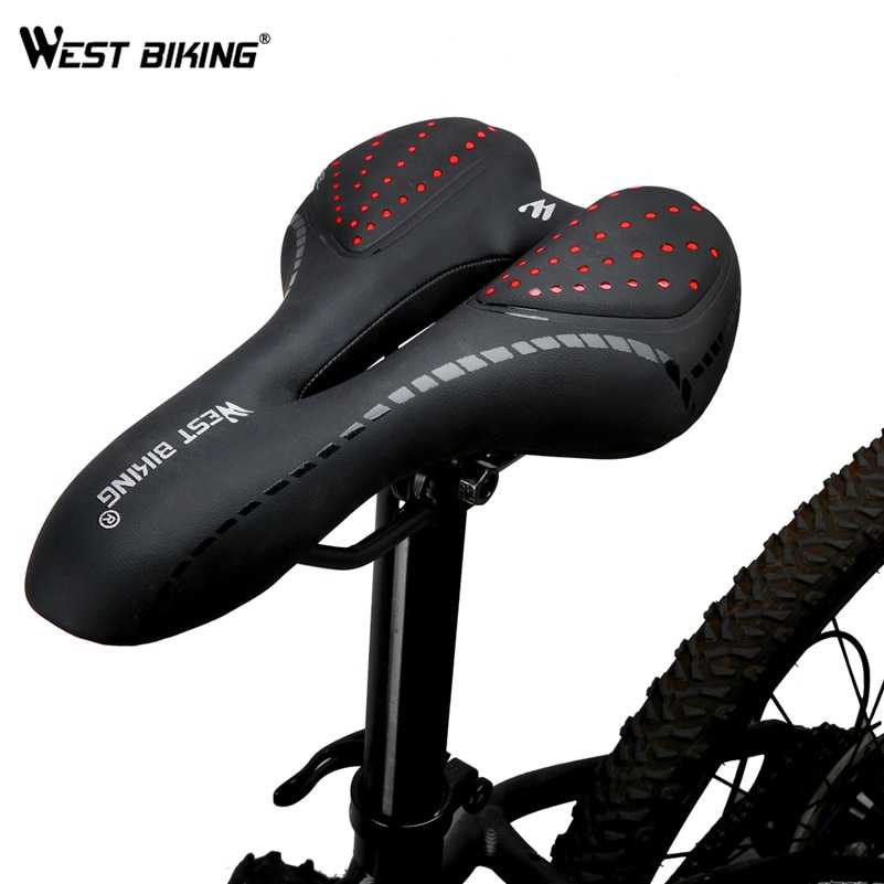 Jok Sadel Sepeda Saddle Silicone Gel Cushion PU / Jok Sadel Sedel Sadle Speda Sepeda Empuk Lipat Anak Gel Bmx Mtb Ontel Gunung Roadbike Fixie Balap Anak Onthel Rockbros Carbon Empuk Gel Lebar Tebal Dewasa / Jok Sadel Sepeda Balap Empuk