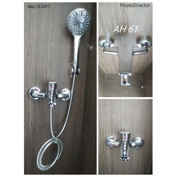 Kran Bathtub Kuningan Panas Dingin - Keran Mixer - Kran Shower - Keran Bathub Shower Kamar Mandi