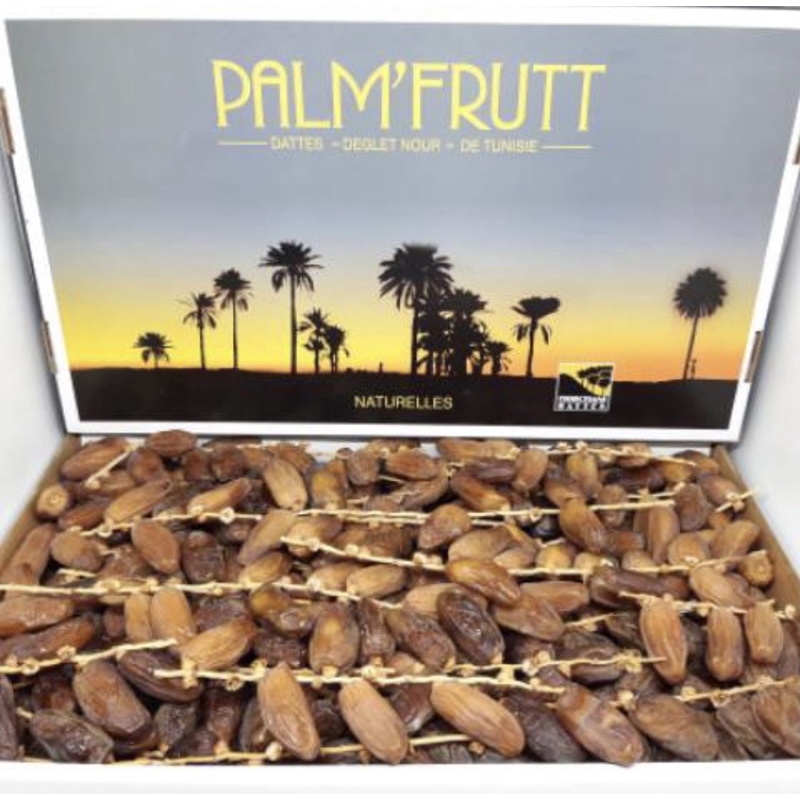 Palm Fruit Tunisia Tangkai 1kg / Palmfruit 1kg Tanpa box