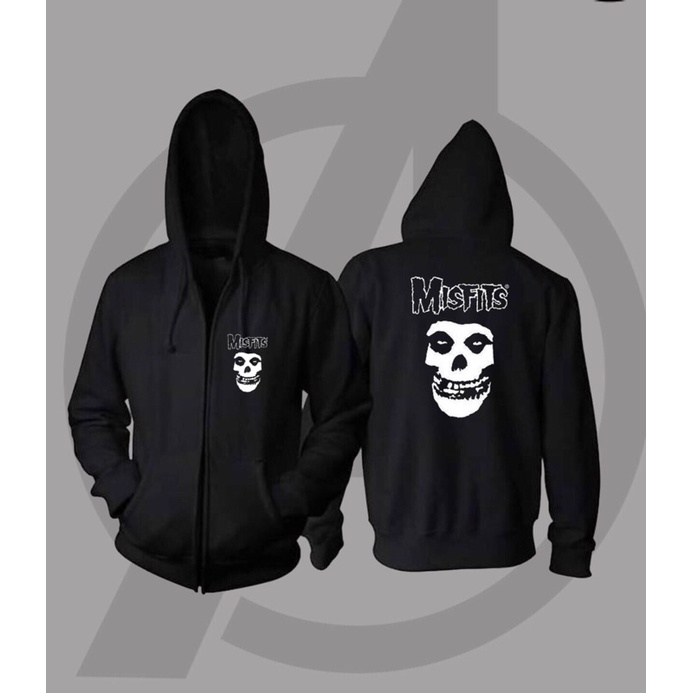 Jaket Sweater Hoodie Zipper - Misfits