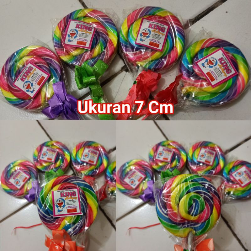 

Permen Lolipop King Bentuk Bulat 7 Cm