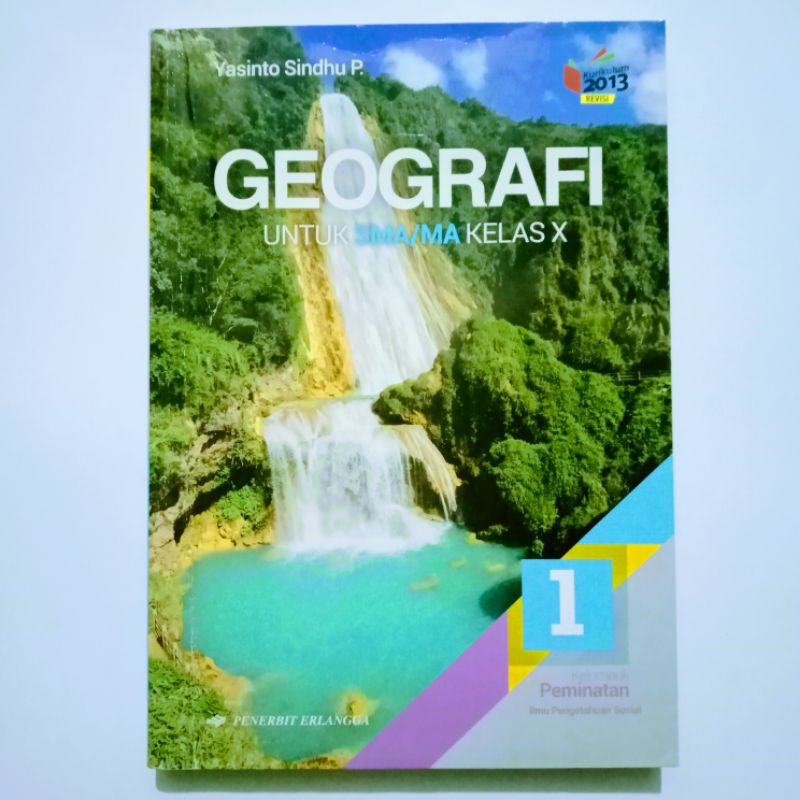 GEOGRAFI KELAS 10/X SMA ERLANGGA .MULUS