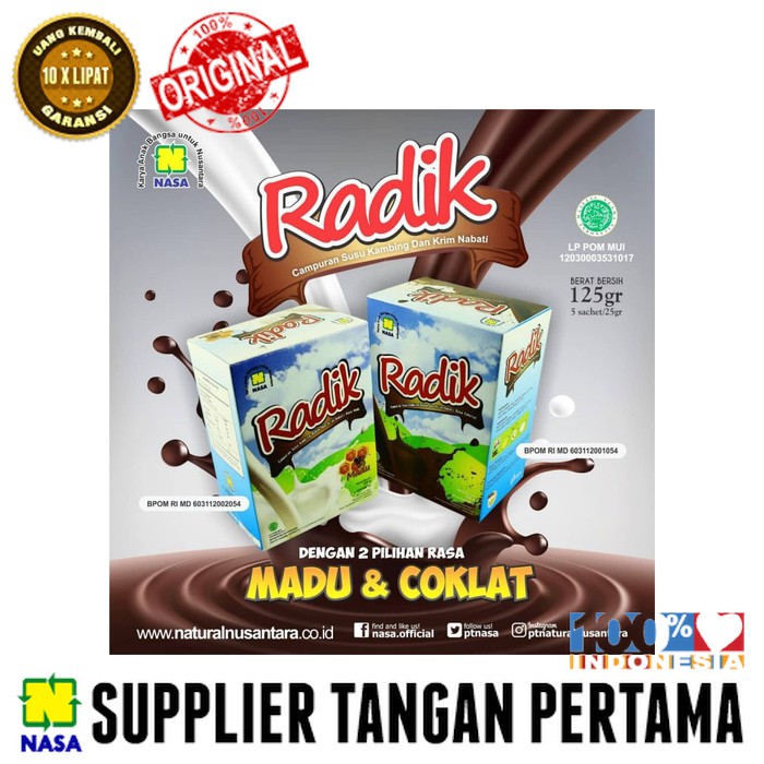 

Susu Radik GM Kambing Etawa -Original Nasa