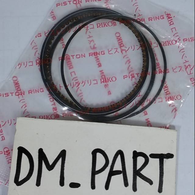 RING SEHER PISTON MIO XB SMASH SHOGUN 125 UKURAN STD 53 5 54 54 5 ASLI ORI RIKO