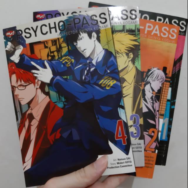 Komik Psycho Pass Inspector Shinya Kogami vol 1-4